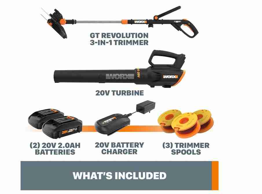 Worx WG930 20V 10" Cordless String Trimmer