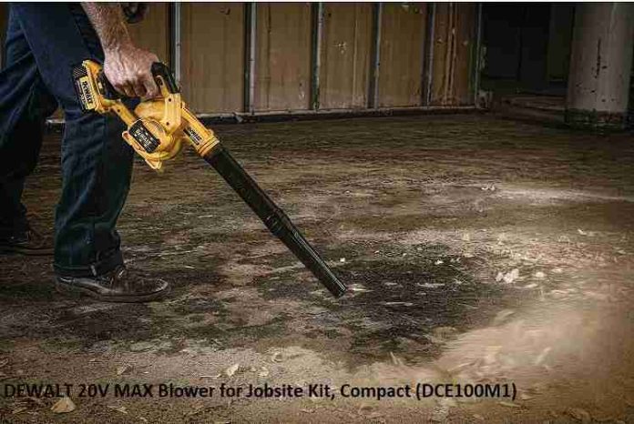 DEWALT 20V MAX Blower for Jobsite Kit DCE100M1