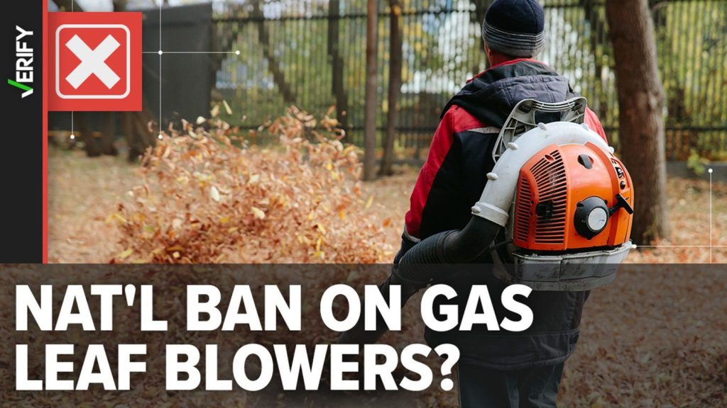 What State Is Banning Gas Powered Leaf Blowers?