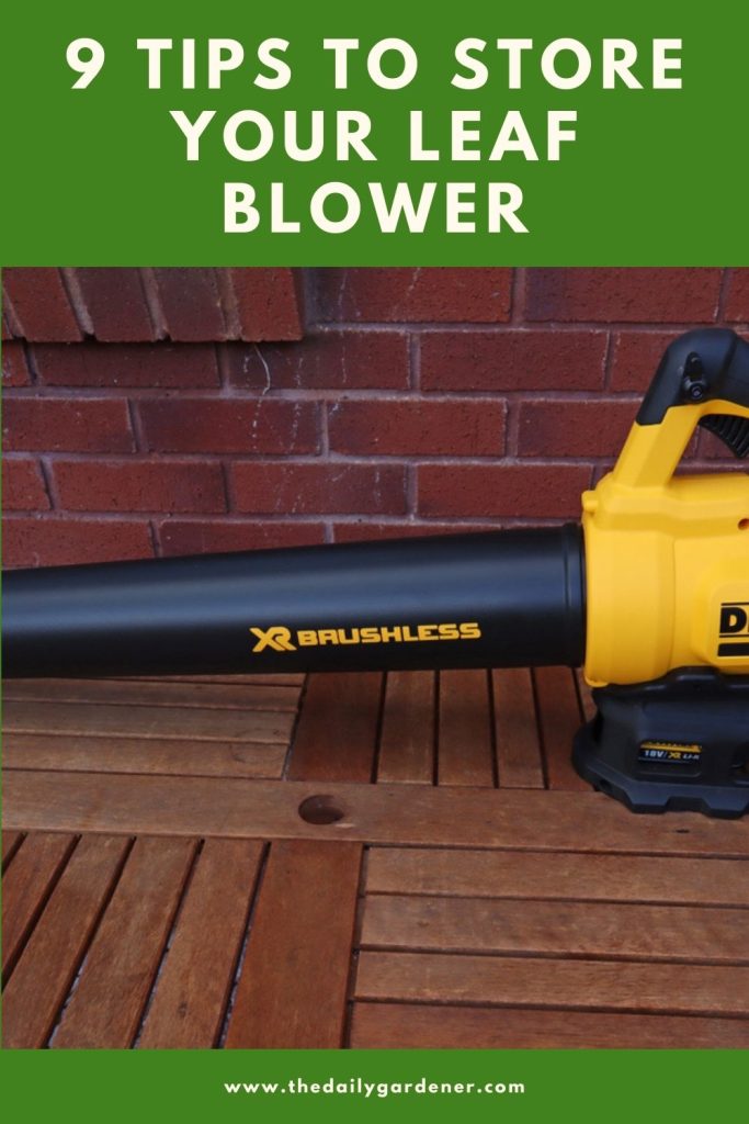 How Do I Store My Leaf Blower During The Off-season?