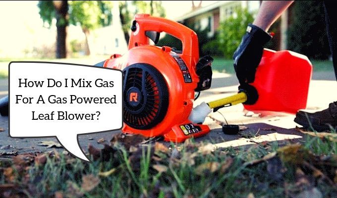 Is It OK To Leave Gas In Leaf Blower?