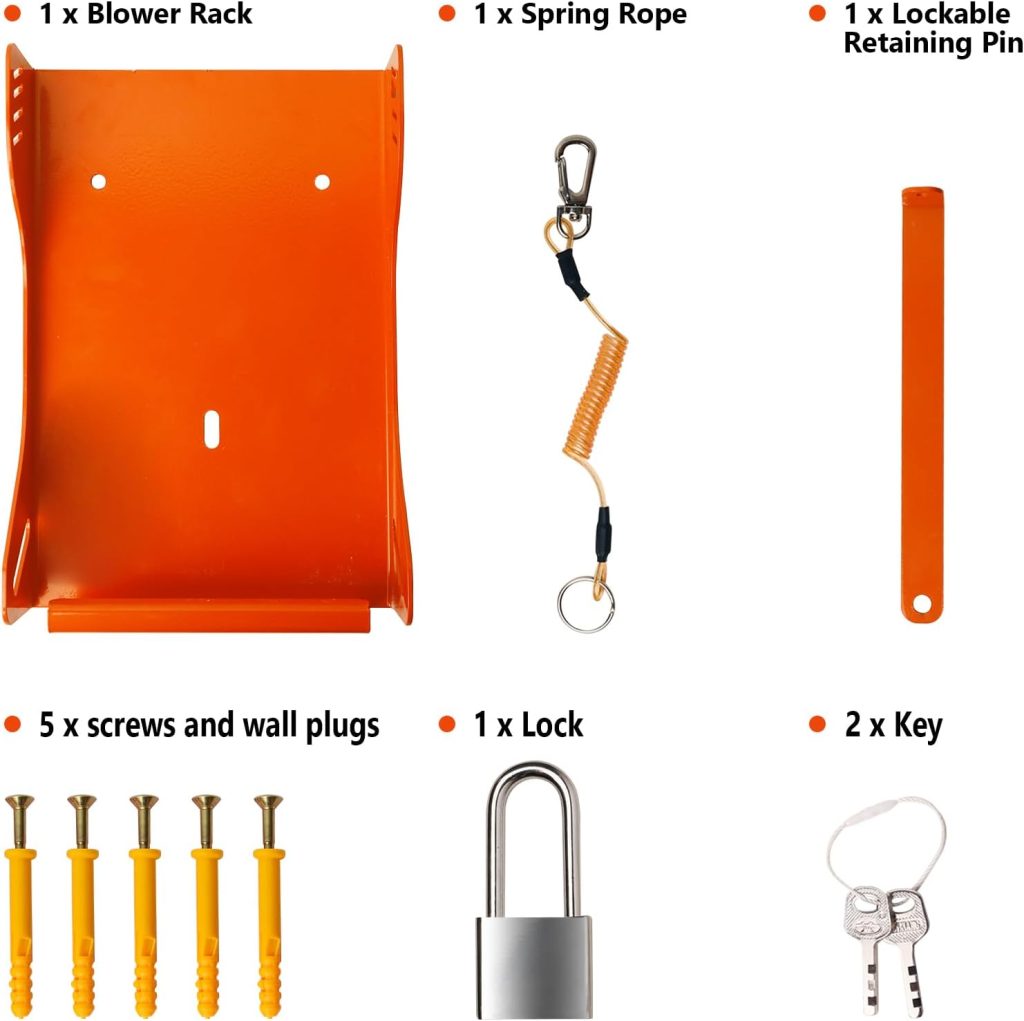 FLEXI RODS Blower Rack for Stihl BG-50,BG-56,BG-66,BG-86, Handheld Blower Holder Mount Rack