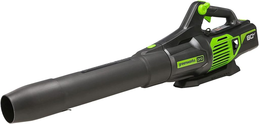 Greenworks 80V (170 MPH / 730 CFM / 75+ Compatible Tools) Cordless Brushless Axial Leaf Blower, Tool Only