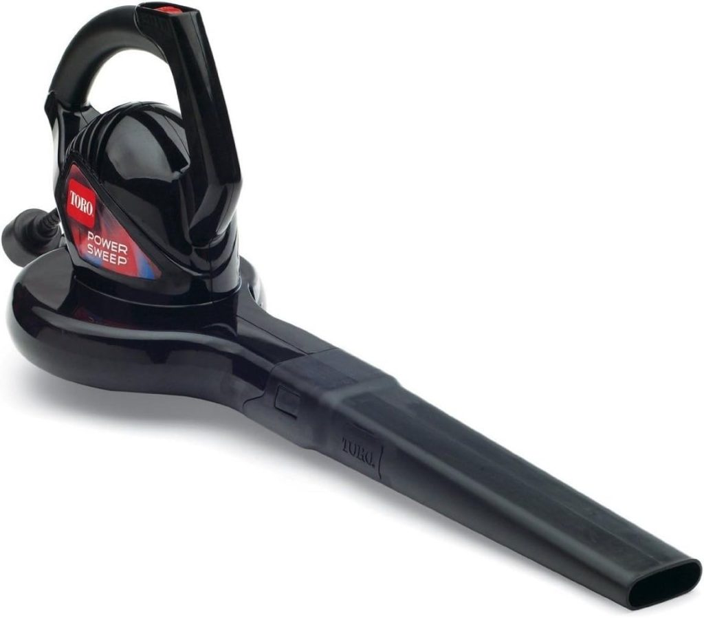 Toro 51585 Power Sweep Electric Leaf Blower, 7 Amp 2-Speed , Black , 160 mph Blower