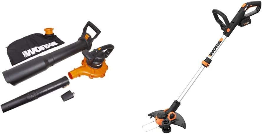 WORX WG518 12 Amp 2-Speed Electric Leaf Blower/Mulcher/Vacuum