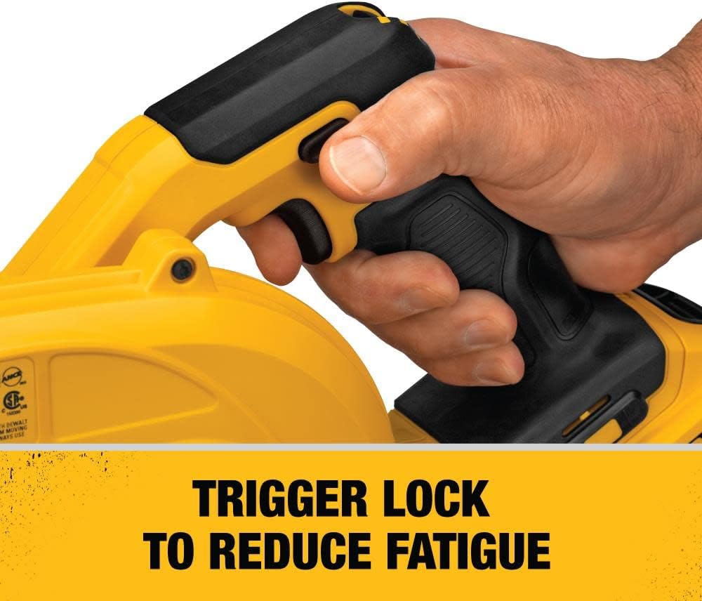 DEWALT 20V MAX Blower, 100 CFM Airflow, Variable Speed Switch, Includes Trigger Lock, Bare Tool Only (DCE100B)