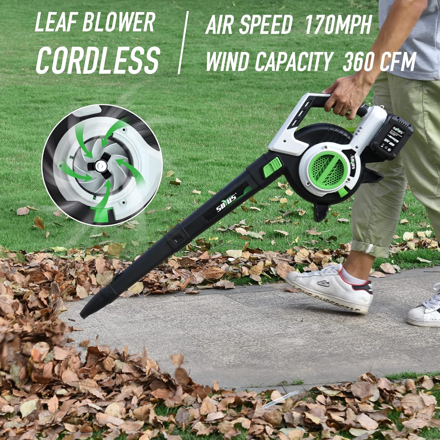 soyus cordless leaf blower review