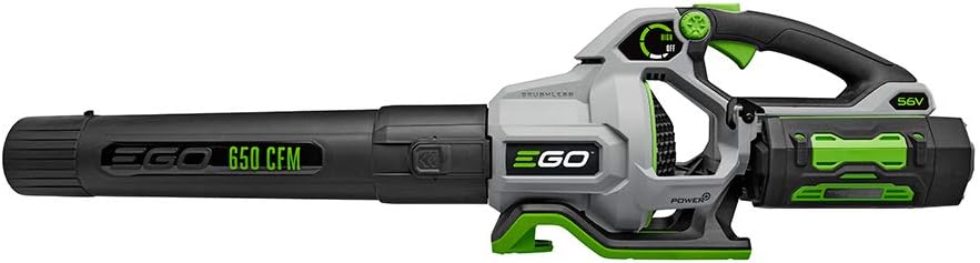 EGO Power+ LB6504 650 CFM Variable-Speed 56-Volt Lithium-ion Cordless Leaf Blower 5.0Ah Battery and Charger Included