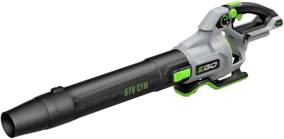 EGO Power+ LB6700 670 CFM 180 MPH 56V Lithium-Ion Cordless Electric Variable-Speed Blower, Battery and Charger not Included