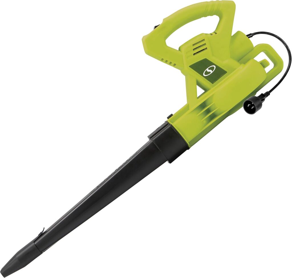 Sun Joe SBJ601E 10 Amp 215 Max MPH All-Purpose 2-Speed Electric Blower, Green