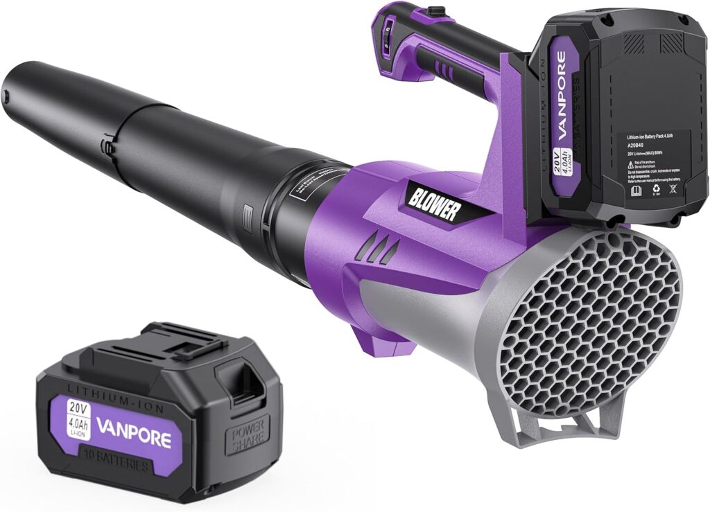Electric Leaf Blower Cordless:580 CFM 6-Gear Wind Speed Regulation with 4.0Ah Battery Powered,Electric Blower for Lawn Care, Yard, Grass, Patio, Blowing Leaves and Snow Electric Leaf Blower Cordless:580 CFM 6-Gear Wind Speed Regulation with 4.0Ah Battery Powered,Electric Blower for Lawn Care, Yard, Grass, Patio, Blowing Leaves and Snow