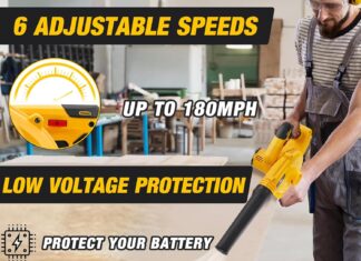 Cordless Leaf Blower for Dewalt 20V Max review