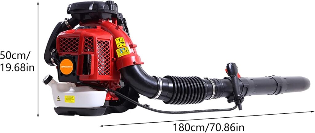 80CC Backpack Leaf Blower, 900CFM 2-Stroke Engine Gas Leaf Blower Backpack, Low Vibration, Ergonomic Harness System, High Strength Dust Blower for Clearing Yard All Year Round, Gifts for Dad(EB850) 80CC Backpack Leaf Blower, 900CFM 2-Stroke Engine Gas Leaf Blower Backpack, Low Vibration, Ergonomic Harness System, High Strength Dust Blower for Clearing Yard All Year Round, Gifts for Dad(EB850)