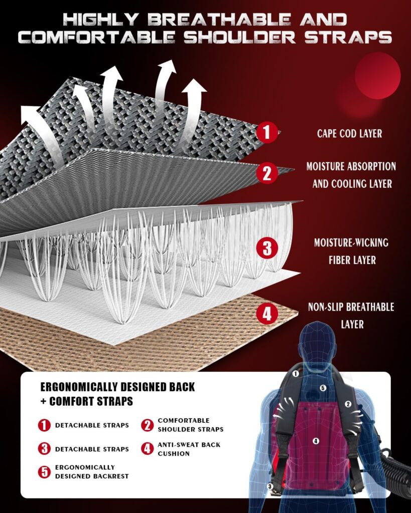 EIDOWA 63CC Gas Backpack Leaf Blower – 665 CFM, 205 MPH, Commercial-Grade Gas Blower for Landscaping, Snow Removal, and Heavy-Duty Yard Work – Lightweight, Quiet for Residential Areas (686 RPO) EIDOWA 63CC Gas Backpack Leaf Blower – 665 CFM, 205 MPH, Commercial-Grade Gas Blower for Landscaping, Snow Removal, and Heavy-Duty Yard Work – Lightweight, Quiet for Residential Areas (686 RPO)