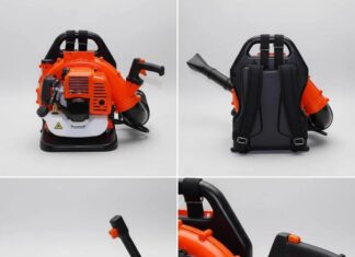 Gas-Powered 52CC Backpack Leaf Blower review