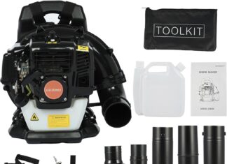 Leaf Blower 52cc 2-Stroke 1.7HP 550CFM Backpack review