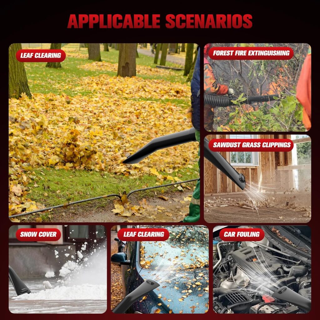 TDH Gas Backpack Leaf Blower - 2-Stroke Handheld-Class V Engine, 63 CC, High-Velocity 665 CFM, Ergonomic Design for Commercial Lawn Care, Yard Debris Snow, Gray TDH Gas Backpack Leaf Blower - 2-Stroke Handheld-Class V Engine, 63 CC, High-Velocity 665 CFM, Ergonomic Design for Commercial Lawn Care, Yard Debris Snow, Gray