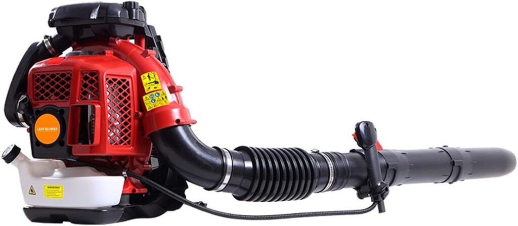 YOXIER 80CC 2-Stroke Backpack Leaf Blower,900CFM Air Volume 2.3L Gas Tank Leaf Blower,for Cleaning Fallen Leaves Snow in Outdoor Gardens, Courtyards Garden Floors Dust Cleanin Red YOXIER 80CC 2-Stroke Backpack Leaf Blower,900CFM Air Volume 2.3L Gas Tank Leaf Blower,for Cleaning Fallen Leaves Snow in Outdoor Gardens, Courtyards Garden Floors Dust Cleanin Red